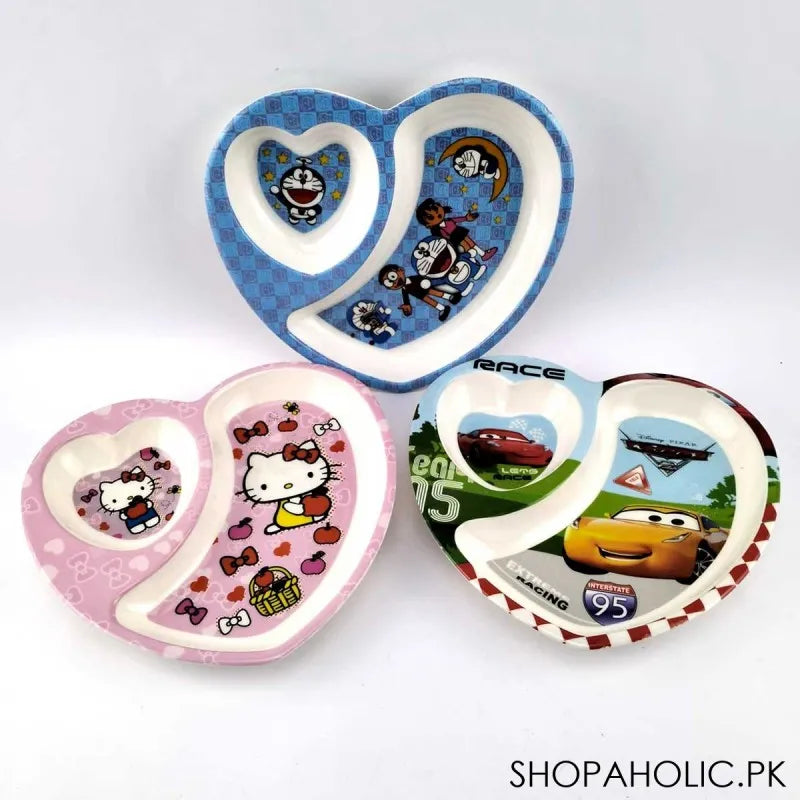 melamine heart shape plate image4