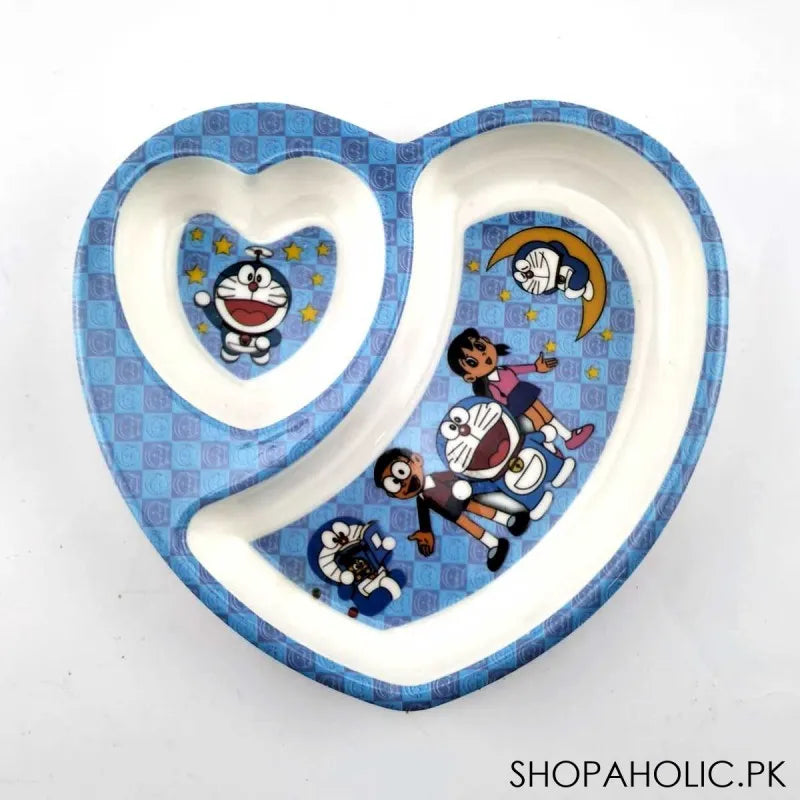 melamine heart shape plate main image