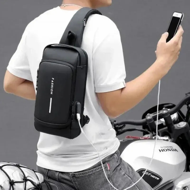 men anti theft usb charging crossbody bag image3