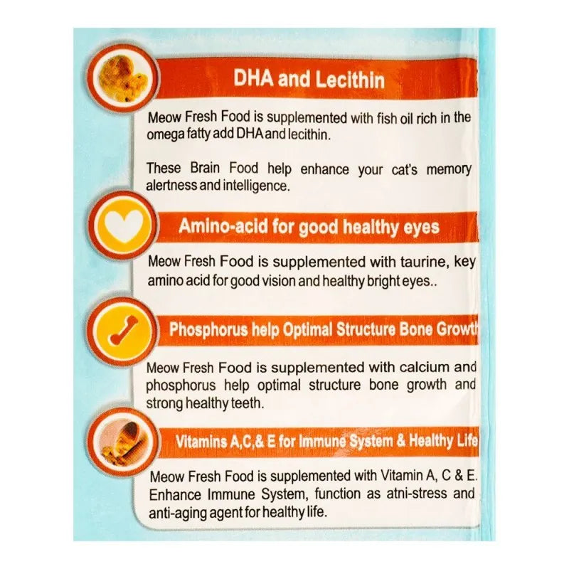 meow fresh adult 6 months+ beef & vegetable, 450g image3