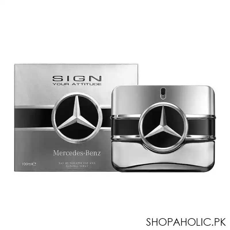 mercedes benz sign your attitude for men eau de parfum, 100ml main image