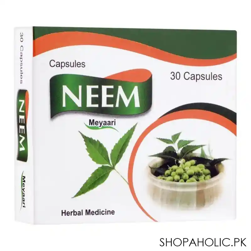 meyaari neem capsules, 30 pack main image