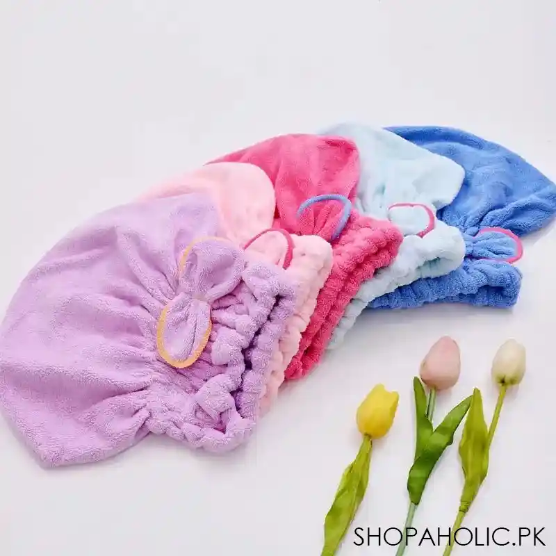 microfiber hair drying towel for women image5