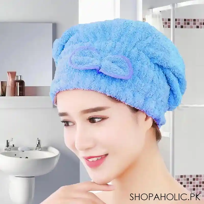 microfiber hair drying towel for women main image