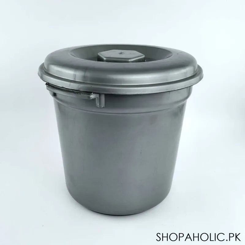 millat plastic dustbin with lid (ltr 7) main image