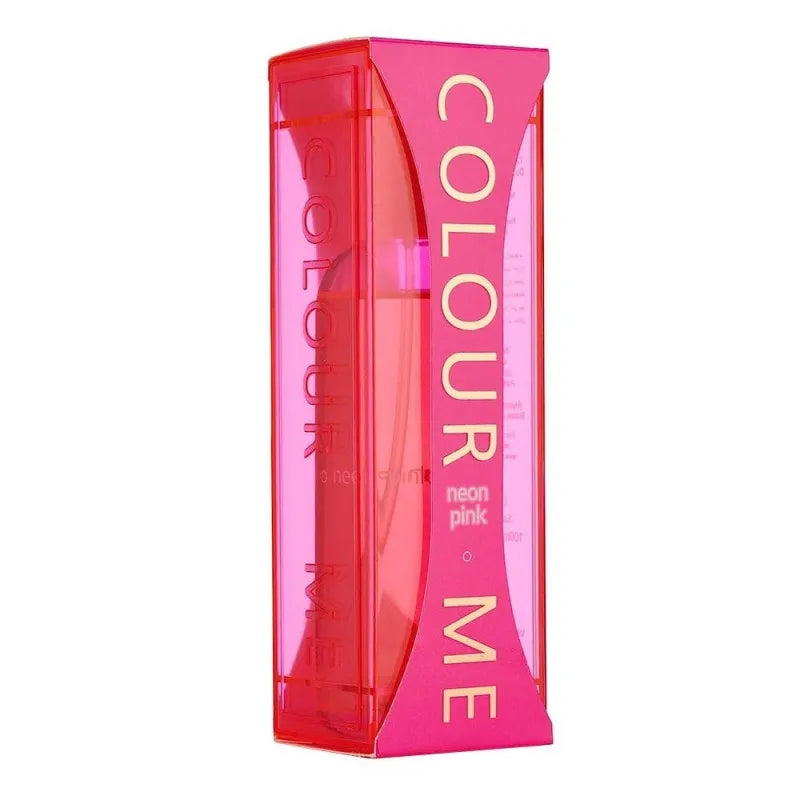 milton lloyd color me neon pink femme eau de parfum, for women, 100ml image2