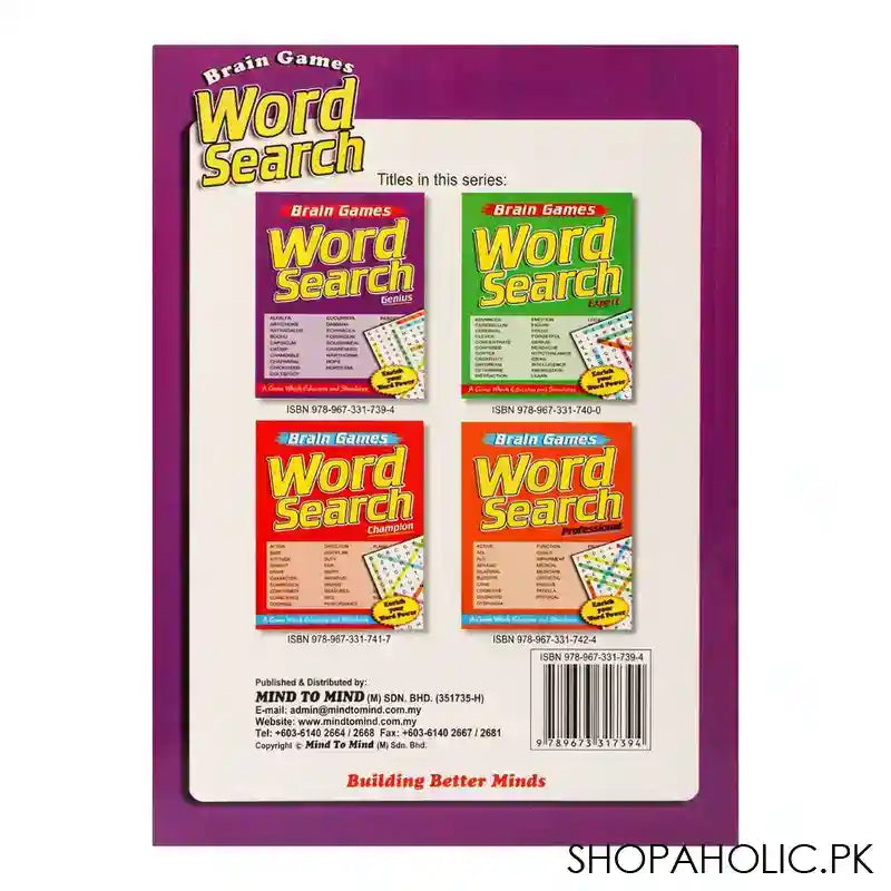 Mind To Mind Brain Games: Word Search Genius Book - Image 2