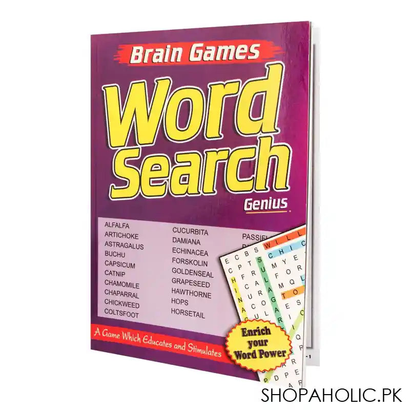 Mind To Mind Brain Games: Word Search Genius Book - Main Image