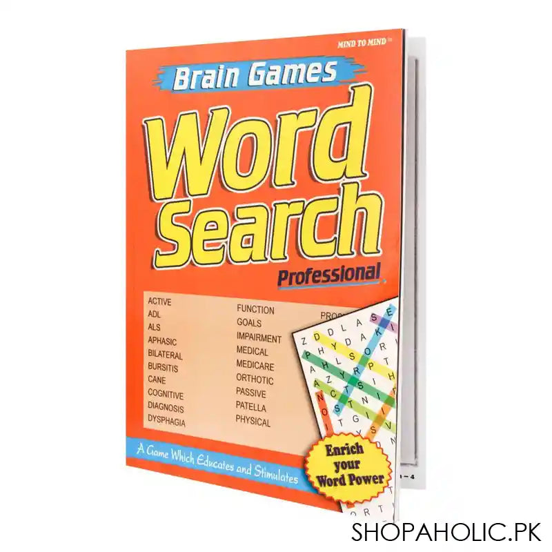 Mind To Mind Brain Games Word Search professional Book - Main Image