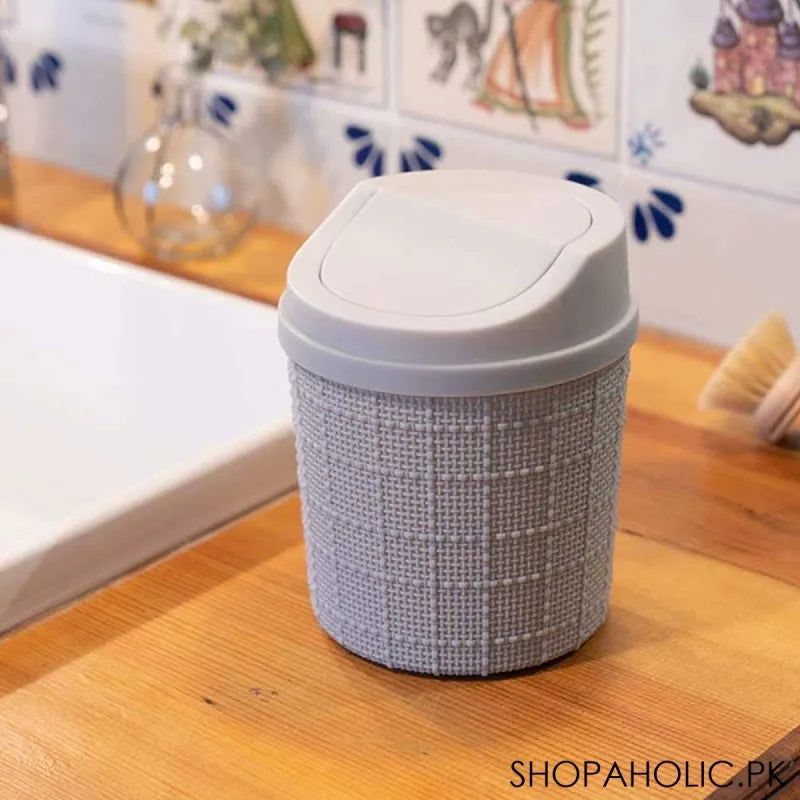 mini desktop trash can for home and office image3