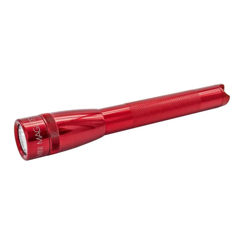 mini maglite led flashlight with belt, 127 lumens, red, 153 000 061 main image