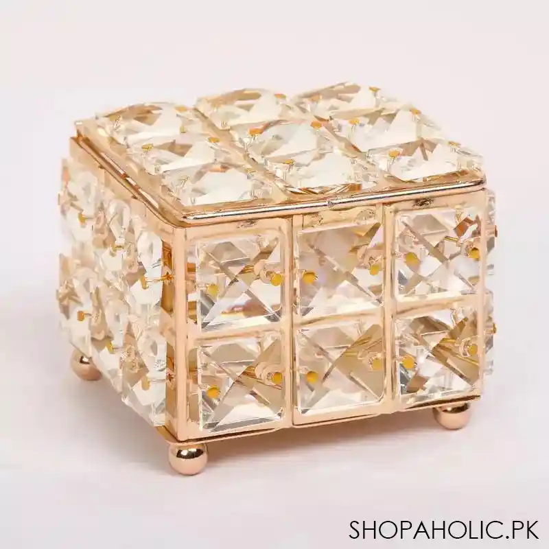 mini pearl crystal jewelry box main image