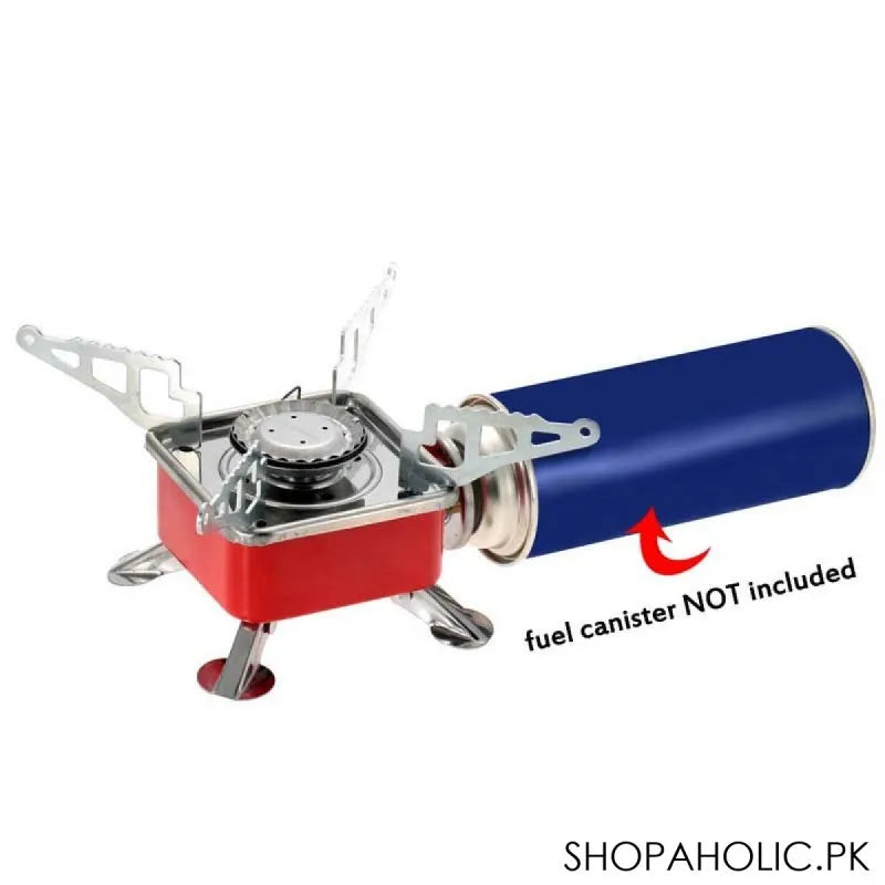 mini portable foldable card type square stove k 202 with gas cylinder image6