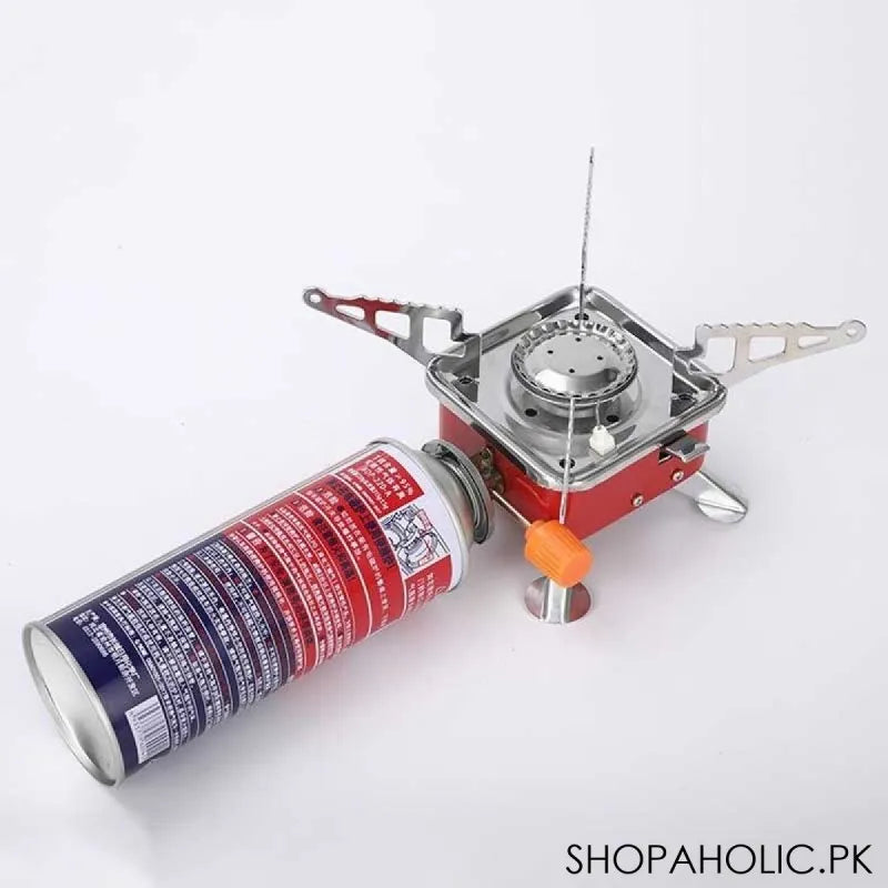 mini portable foldable card type square stove k 202 with gas cylinder image8