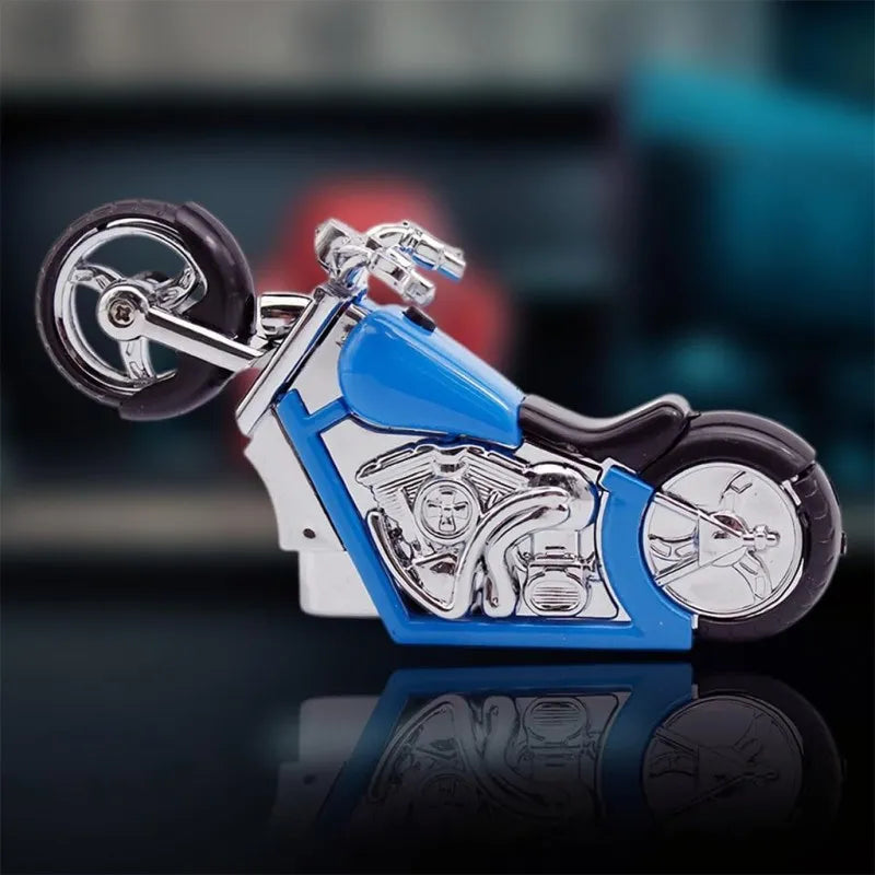 mini portable motorcycle shape jet torch lighter image3