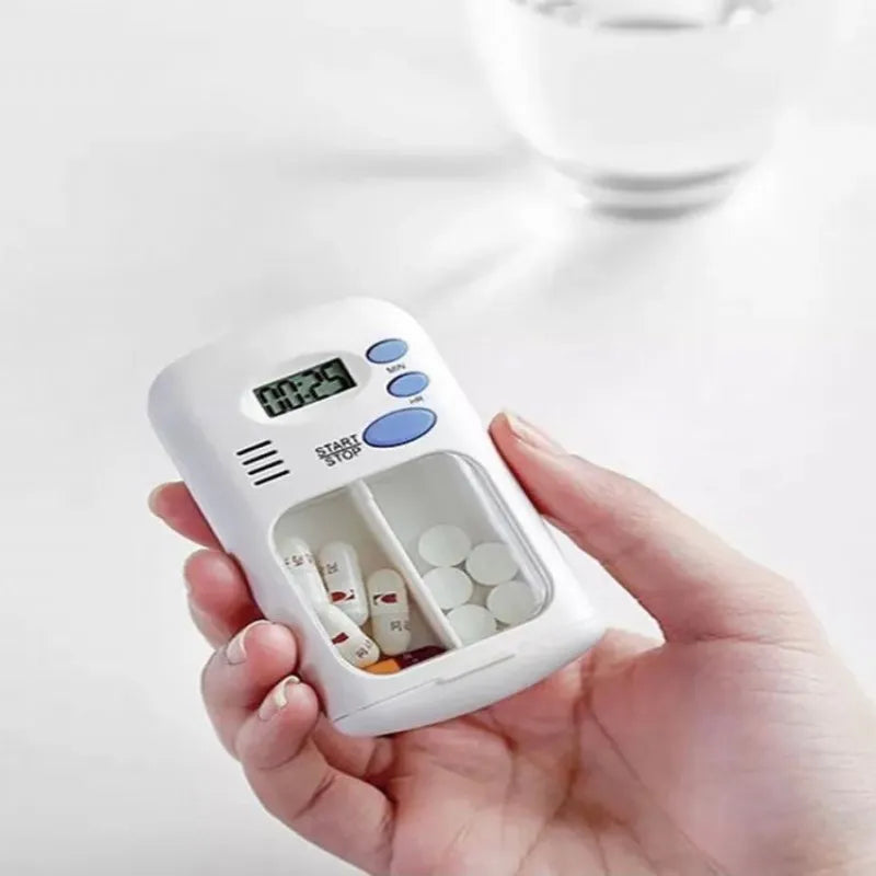 mini portable pill reminder alarm timer box image3