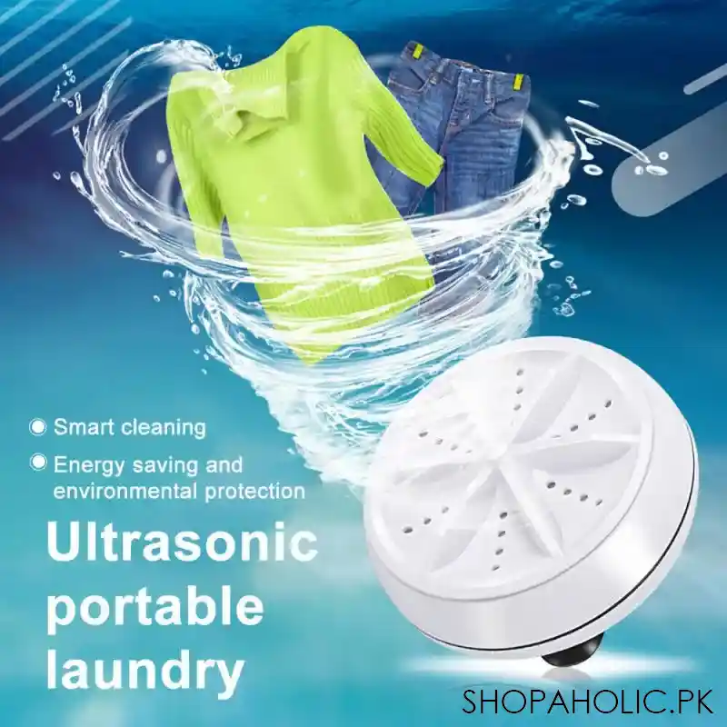 mini portable ultrasonic turbine washing machine turner usb powered main image