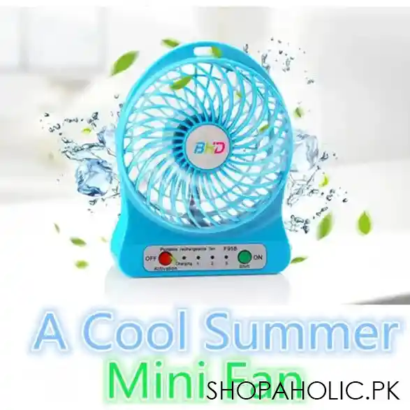 mini rechargeable fan main image