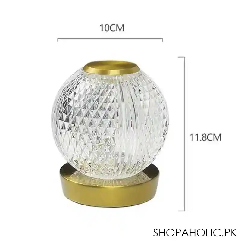 mini round ball acrylic crystal led lamp image6