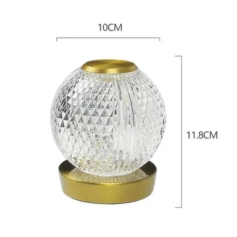 mini round ball acrylic crystal led lamp image6