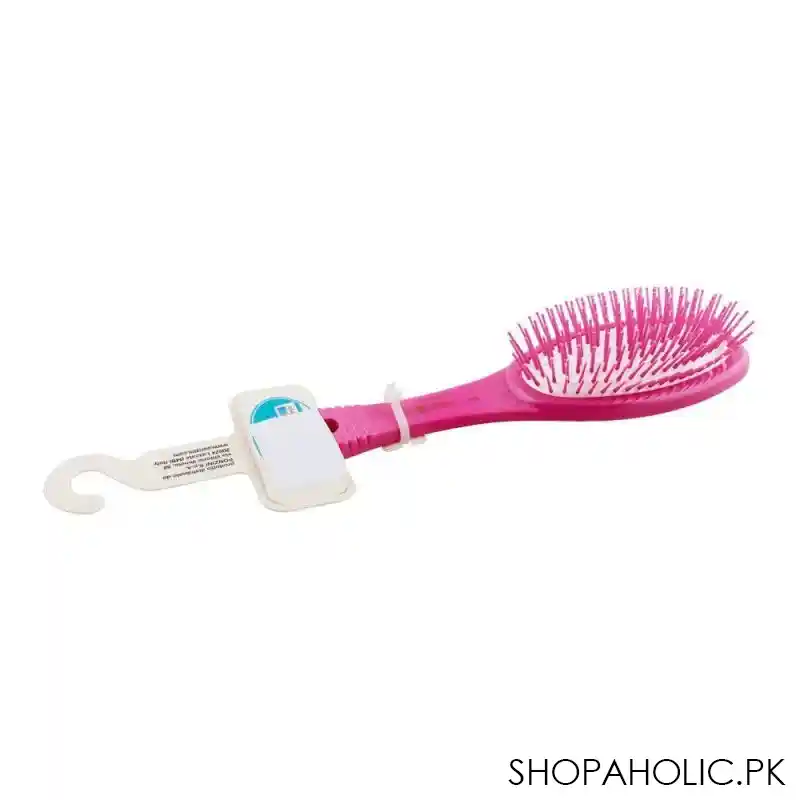 mira hair brush, oval shape, pink color, no. 351 main image