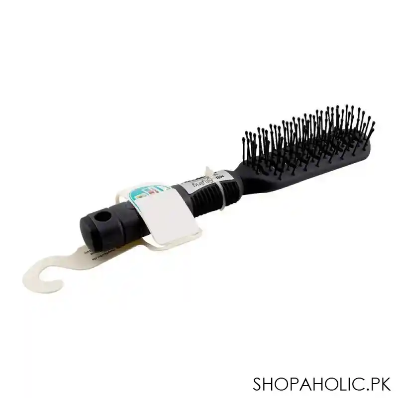 mira hair brush, small, rechtangle shape, black color, no. 384 main image