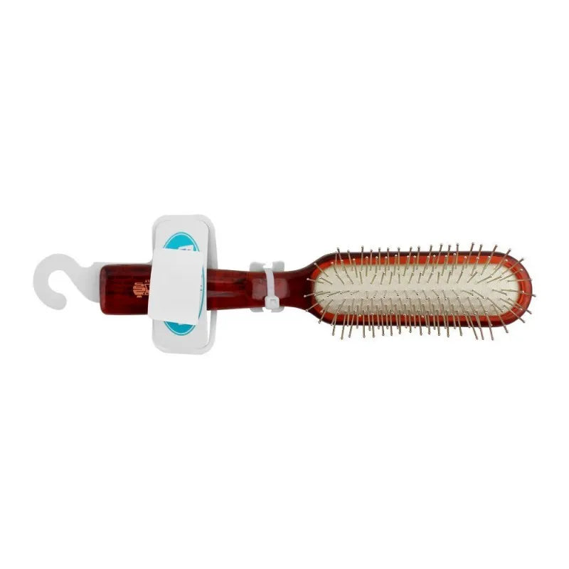 mira hair brush with steel pins, brown color, no. 339 image2