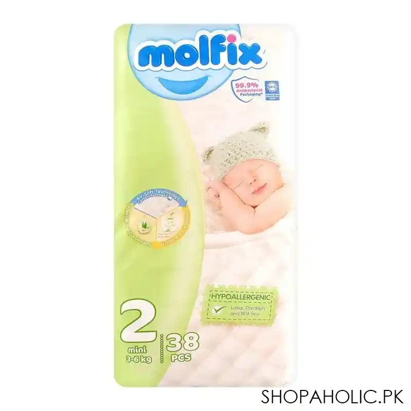 molfix diaper 2 mini 3 6 kg, 38 pack main image