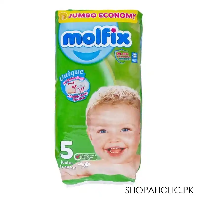 molfix diaper 5, junior, 11 18kg, 48's main image