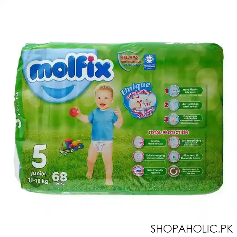 molfix diapers no. 5 junior, 11 18kg, 68 pack image2