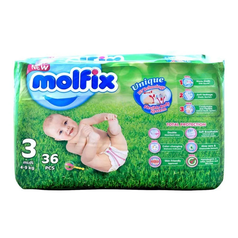 molfix no. 3, midi 4 9 kg, 36 pack image2