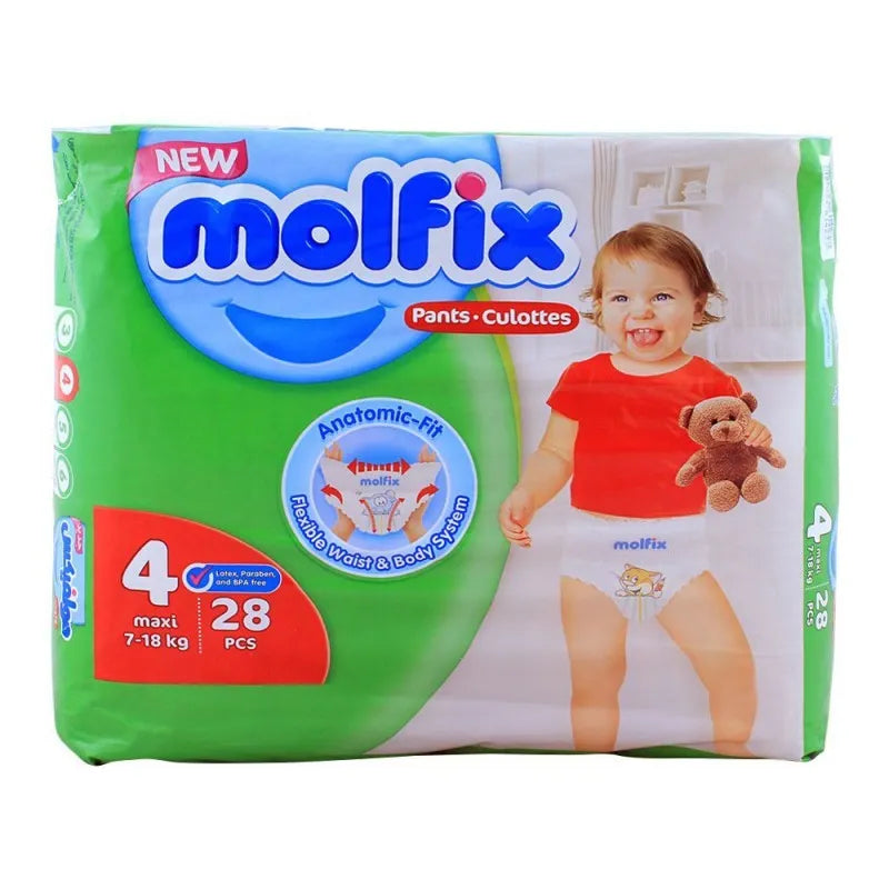 molfix pants no. 4, maxi 7 18 kg, 28 pack main image