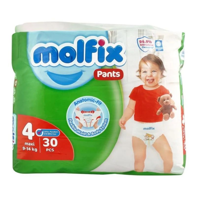 molfix pants no. 4, maxi, 9 14 kg, 30 pack main image