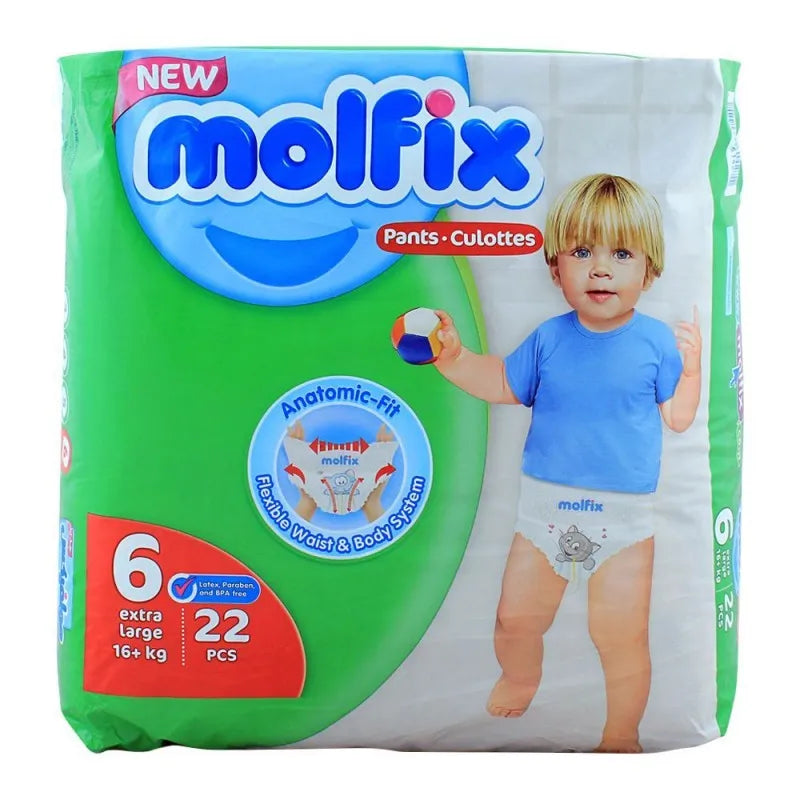 molfix pants no. 6, extra large 16+ kg, 22 pack main image