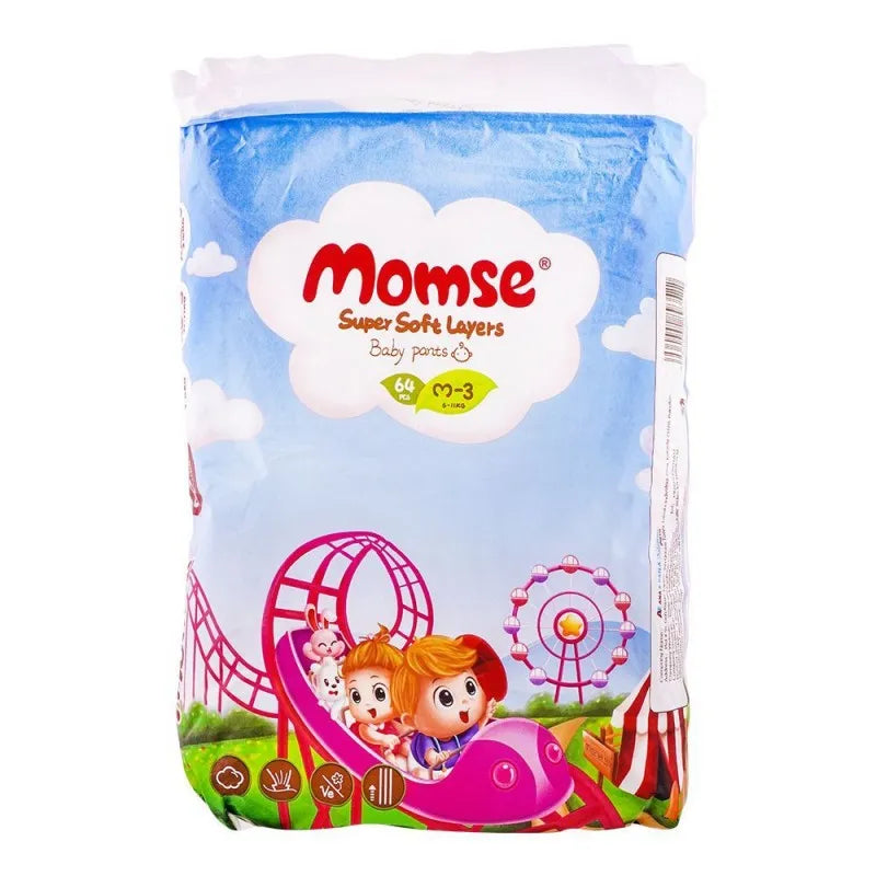 momse baby pants medium 3, 6 11kg, 64 pack image2