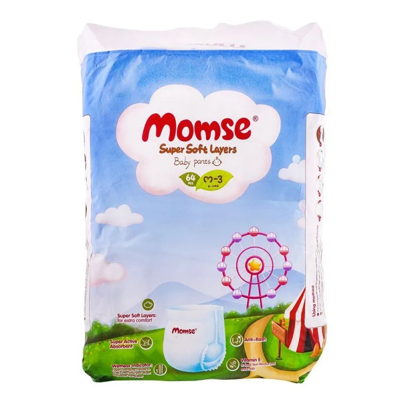 momse baby pants medium 3, 6 11kg, 64 pack main image