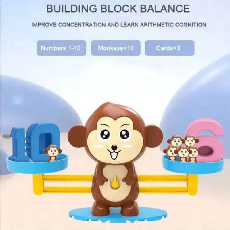 monkey balance math learning toy image2