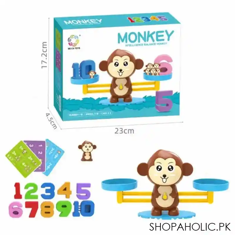 monkey balance math learning toy main image