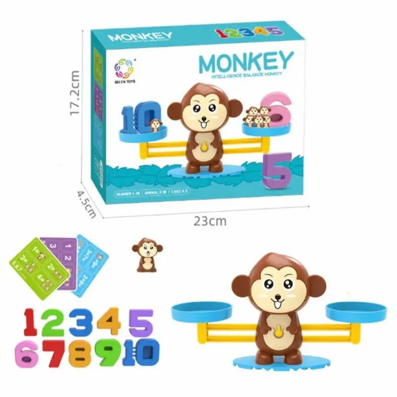 monkey balance math learning toy main image