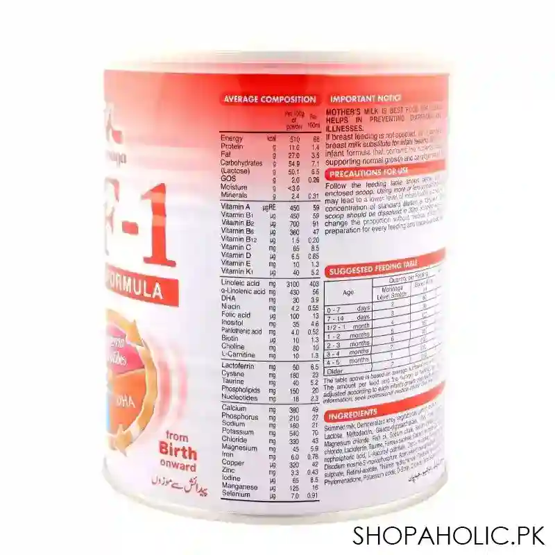 morinaga bf 1 infant formula milk powder, 400gm image2