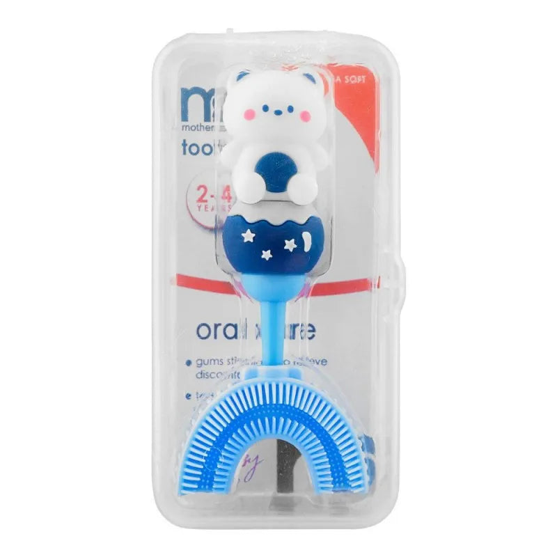 mothercare oral care 2 4 years toothbrush, blue, extra soft main image