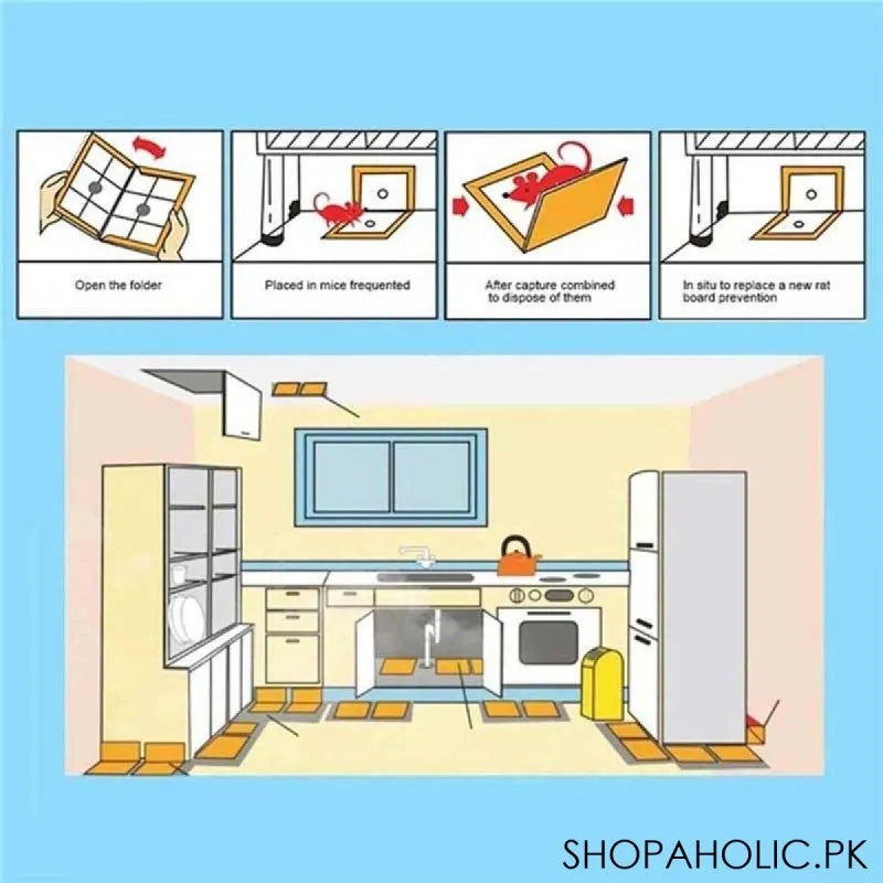 mouse and rat glue trap board image2