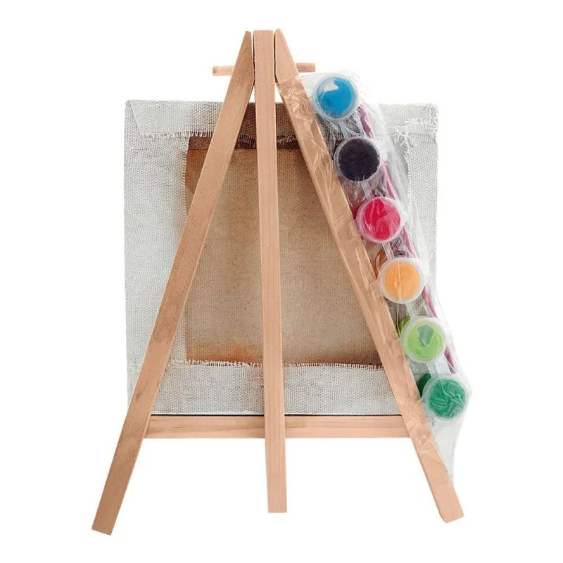 mr. art magic 100% pure cotton easel with square canvas, small, white, 543 3902 image2