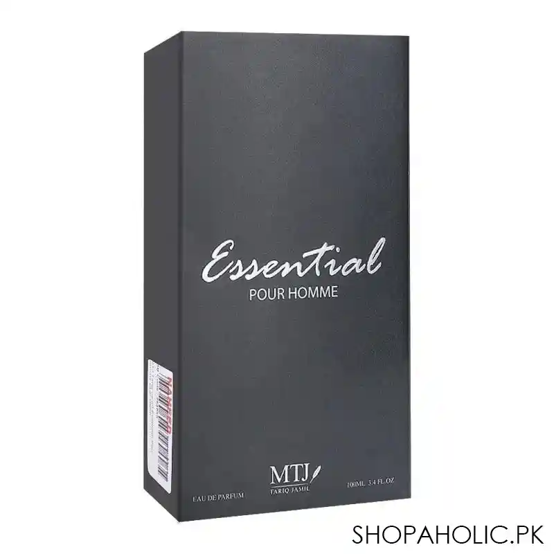 mtj tariq jamil essential pour homme eau de parfum, for men, 100ml image2