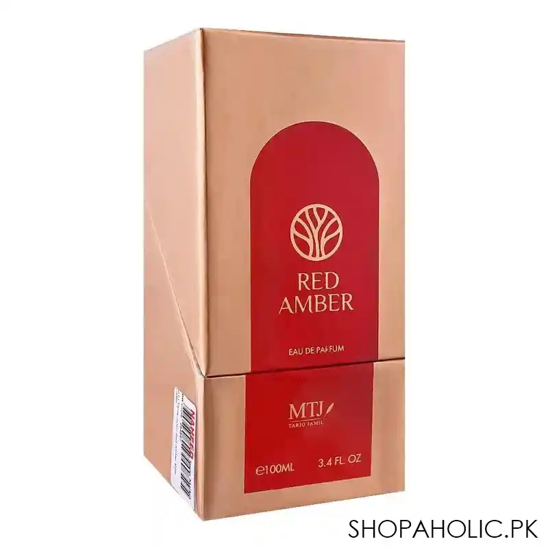 mtj tariq jamil red amber eau de parfum, for women, 100ml image2