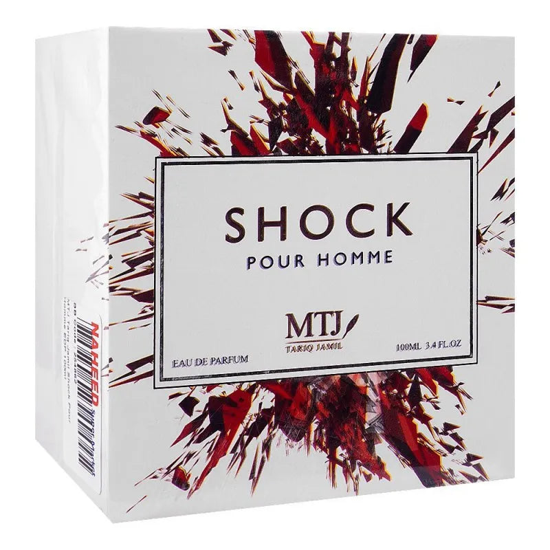 mtj tariq jamil shock pour homme eau de parfum, for men, 100ml image2