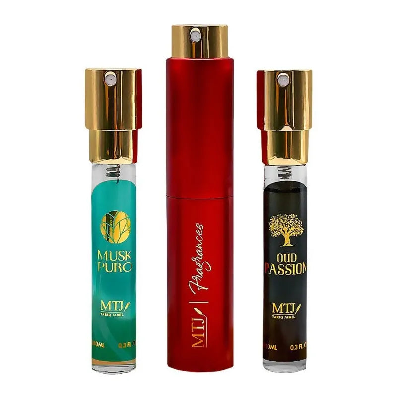 mtj tariq jamil the gold collection travel kit, for women, 3x 10ml main image