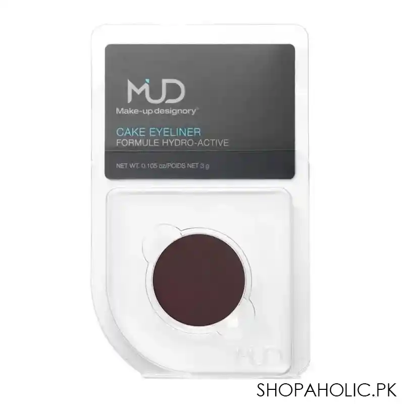 mud make up designory cake eyeliner refill, brown main image