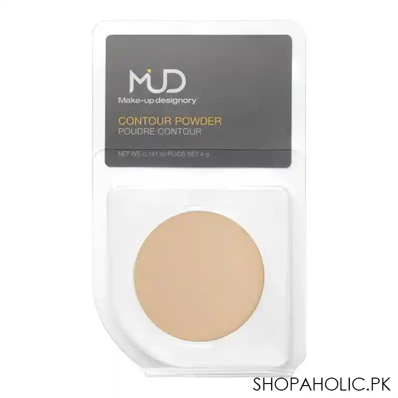 mud makeup designory contour & highlighter powder refill, sand image2