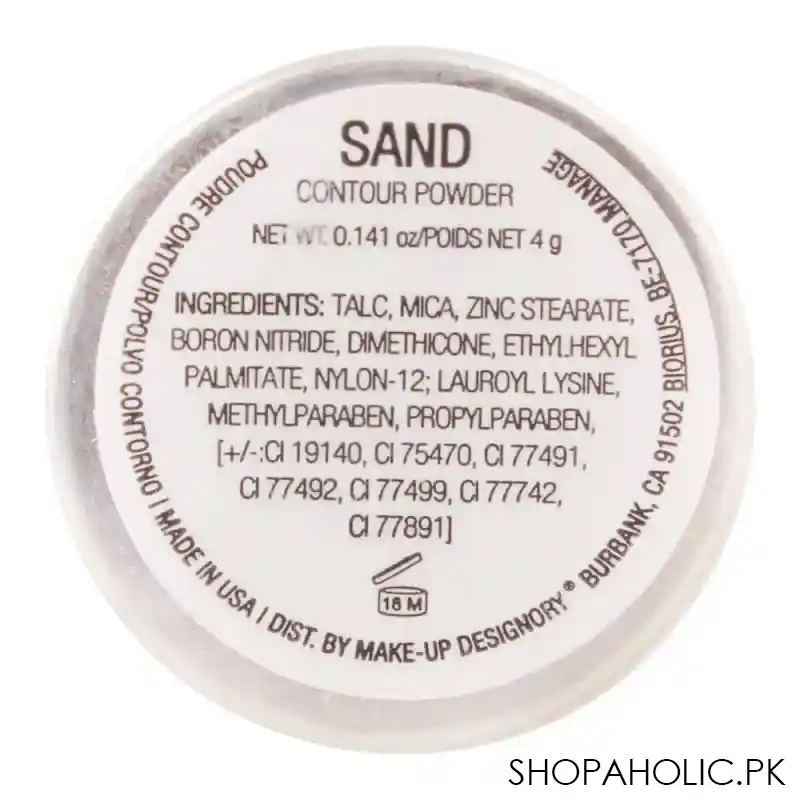 mud makeup designory contour & highlighter powder refill, sand image5